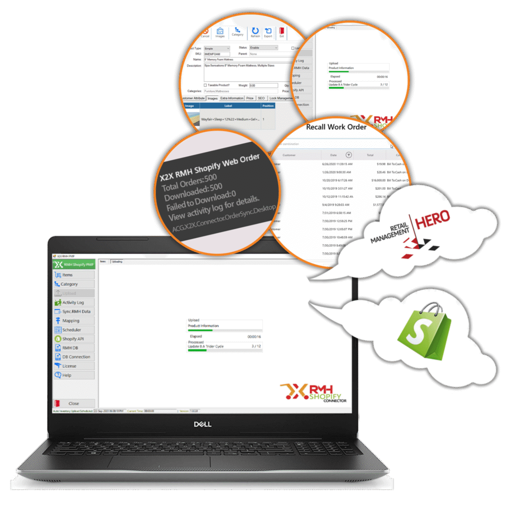 RMH Shopify integration