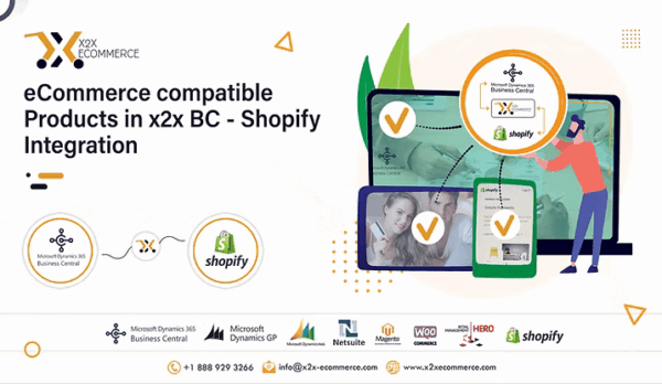 eCommerce Platform Compatible Products in x2x BC to Shopify Integration
