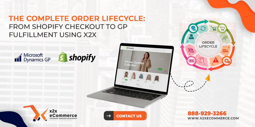 The Complete Order Lifecycle: From Shopify Checkout to GP Fulfillment Using x2x 