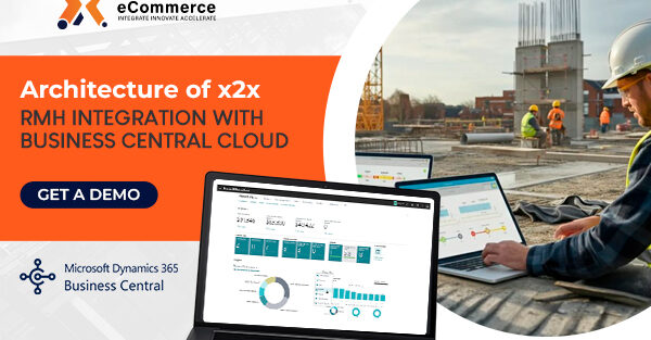 Architecture of x2x RMH Integration with Business Central Cloud