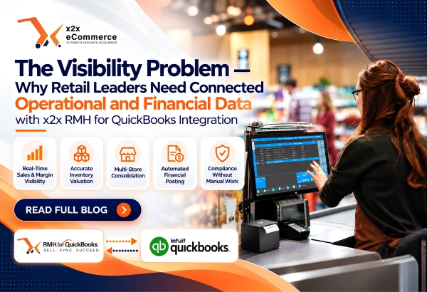 The Visibility Problem — Why Retail Leaders Need Connected Operational and Financial Data with x2x RMH for QuickBooks Integration